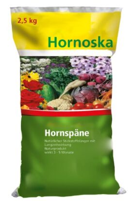 Hauert HBG 802572 Hornoska Engrais naturel en copeaux de corne pour plantes de jardin 2x 2,5 kg Hauert HBG 802572 Hornoska Engrais naturel en copeaux de corne pour plantes de jardin 2x 2,5 kg