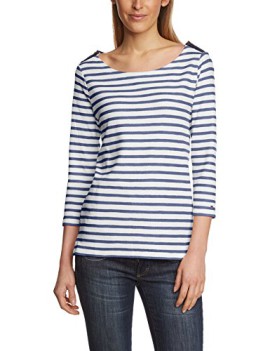 Hilfiger-Denim-T-shirt-Col-ras-du-cou-Manches-34-Femme-0