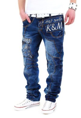 Kosmo-Lupo-Cargo-Jeans-Bleu-KM322-0-0