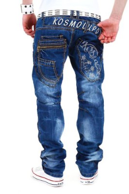 Kosmo-Lupo-Cargo-Jeans-Bleu-KM322-0-2