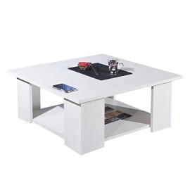 LIME Table basse carrée blanc LIME Table basse carrée blanc 2