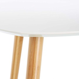 LOMOS® No.2 Set de tables basses blanc constitué de 2 tables en bois LOMOS® No.2 Set de tables basses blanc constitué de 2 tables en bois 5