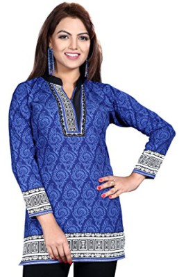 Maple Clothing Imprimé Kurti Tunique Femmes Blouse Vêtements Indiens Maple Clothing Imprimé Kurti Tunique Femmes Blouse Vêtements Indiens 2