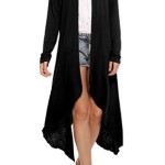 Meaneor Femme longue Cardigan Veste légère à manche longue très confortable pour l’automne Meaneor Femme longue Cardigan Veste légère à manche longue très confortable pour l’automne