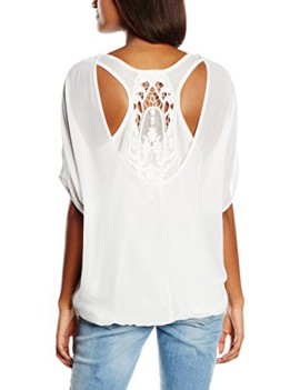 Molly-Bracken-V1800E16-T-shirt-Uni-Col-rond-Manches-courtes-Femme-0-0