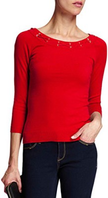 Morgan-Pull-Uni-Col-rond-Manches-34-Femme-0