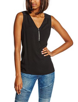 Naf Naf Homar – Blouse – Uni – Sans manche – Femme Naf Naf Homar – Blouse – Uni – Sans manche – Femme