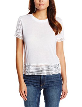 New Look Geo Crochet Trim – Top – Femme New Look Geo Crochet Trim – Top – Femme