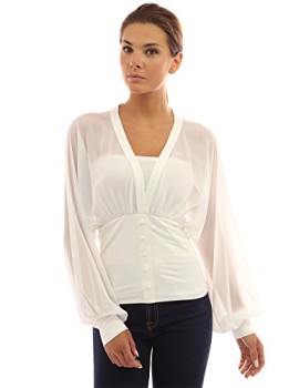 PattyBoutik-femmes-blouse-chiffon–manches-longues-et-taille-ajuste-0-2