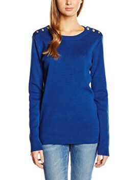 Petit-Bateau-14494-Pull-Uni-Col-rond-Manches-longues-Femme-0