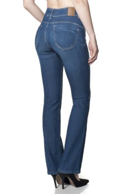 Salsa – Jeans Push In Secret avec jambe boot cut en denim foncé – Femme Salsa – Jeans Push In Secret avec jambe boot cut en denim foncé – Femme 3