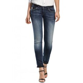 Salsa – Jeans Push Up jambe slim avec détails en simili cuir – Femme Salsa – Jeans Push Up jambe slim avec détails en simili cuir – Femme 2