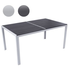 Table de jardin – structure en aluminium – 150 x 90 x 72 cm (LxlxH) – DIVERSES COULEURS AU CHOIX Table de jardin – structure en aluminium – 150 x 90 x 72 cm (LxlxH) – DIVERSES COULEURS AU CHOIX