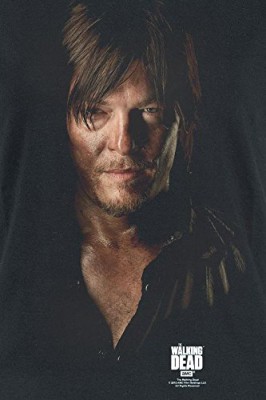 The-Walking-Dead-Daryl-Dixon-T-shirt-Femme-noir-0-3