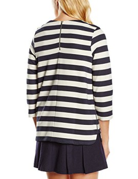 Tommy-Hilfiger-Jula-Crew-T-shirt–manches-longues–rayures-Manches-34-Femme-0-0