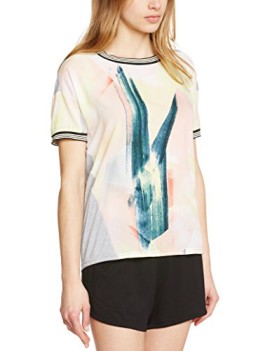 Vero-Moda-Jacine-T-shirt-Uni-Manches-courtes-Femme-0