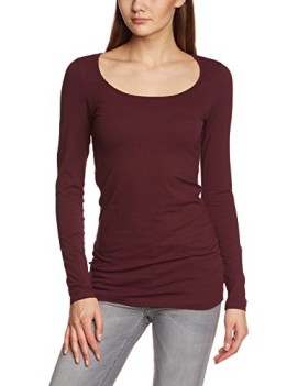 Vero-Moda-Maxi-My-Ls-Long-U-Neck-Noos-T-shirt-Uni-Manches-longues-Femme-0