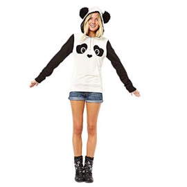 Vovotrade®Mignon Femmes Panda Hoodie Sweatshirt à capuche poche Tops Blouse Vovotrade®Mignon Femmes Panda Hoodie Sweatshirt à capuche poche Tops Blouse 4