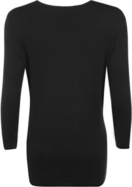 WearAll-T-shirt-simple–manches-longues-Hauts-Femmes-Grandes-tailles-40–54-0-0