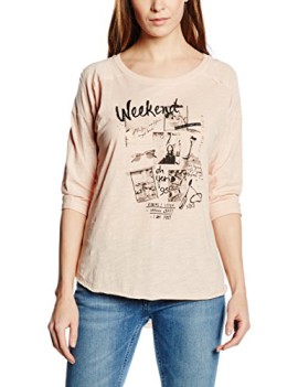 edc-by-Esprit-mit-Print-T-Shirt-Manches-Longues-Femme-0-0