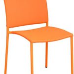 Chaise de jardin design Bonbon (Lot de 6) Orange Chaise de jardin design Bonbon (Lot de 6) Orange