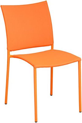 Chaise-de-jardin-design-Bonbon-Lot-de-6-Orange-0