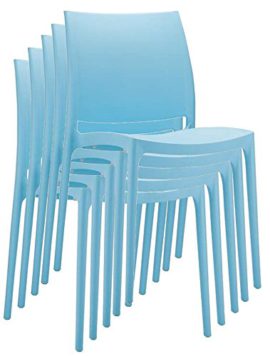 Chaise-de-jardin-empilable-en-plastique-coloris-bleu-clair-Dim-H81-x-P50-x-L44-cm-PEGANE-0