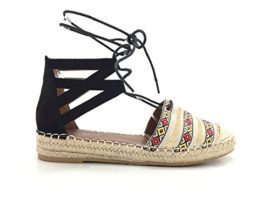 CHIC-NANA–Espadrilles–lacets-bout-ferm-motif-brillant-0-0