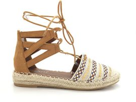 CHIC-NANA–Espadrilles–lacets-bout-ferm-motif-brillant-0-1