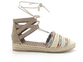 CHIC-NANA–Espadrilles–lacets-bout-ferm-motif-brillant-0-3