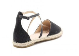 Espadrilles-plates-bout-ferm-brillant-Coloris-Noir-Neuf-Vos-Marques-Tendances-0-1