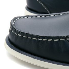 New-Mens-Chaussures-bateau-en-cuir-Bleu-marine-0-1