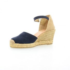 Pao Espadrille cuir velours marine Pao Espadrille cuir velours marine 4