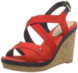 Tommy Hilfiger E1285LENA 8D, Sandales à plateforme femme Tommy Hilfiger E1285LENA 8D, Sandales à plateforme femme