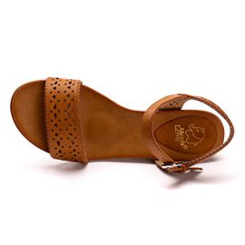 Alexis Leroy Eté Boucle laser-cut bout ouvert Sandales Compensées femme Alexis Leroy Eté Boucle laser-cut bout ouvert Sandales Compensées femme 3