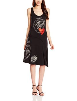 Desigual-Alexandra-Robe-Trapze-Imprim-Sans-manche-Femme-0