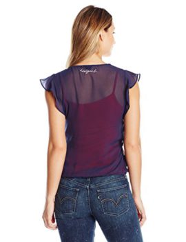 Desigual-Ariane-Blouse-Taille-normale-Manches-courtes-Femme-0-0