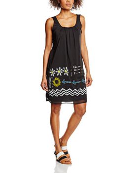 Desigual Juana – Robe – Trapèze – Imprimé – Sans manche – Femme Desigual Juana – Robe – Trapèze – Imprimé – Sans manche – Femme 2