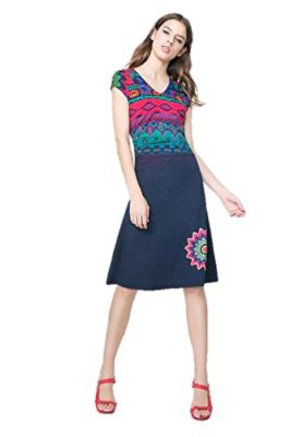 Desigual Magic – Robe – Trapèze – Imprimé – Sans manche – Femme Desigual Magic – Robe – Trapèze – Imprimé – Sans manche – Femme 2