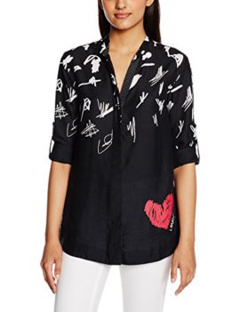 Desigual-New-Chemisier-Taille-normale-Manches-longues-Femme-0