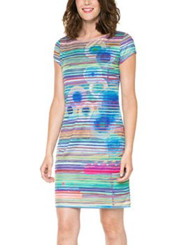 Desigual-Ultra-Robe-Tunique-Imprim-Manches-courtes-Femme-0