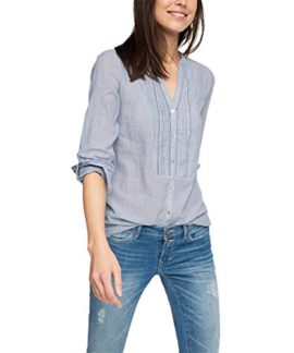 Esprit 026EE1F012 – Blouse – Taille normale – Manches longues – Femme Esprit 026EE1F012 – Blouse – Taille normale – Manches longues – Femme