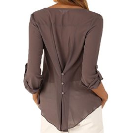 Etosell-Femmes-Mousseline-De-Soie-Long-Manches-Casual-Blouse-0-0