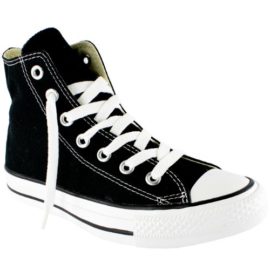 Femmes-Converse-All-Star-Hi-Haut-Top-Chuck-Taylor-Chucks-De-Sport-Noir-36-0-2