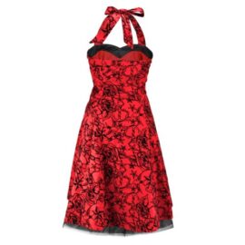 H&R London Robe TATTOO 50’S DRESS rouge-noir H&R London Robe TATTOO 50’S DRESS rouge-noir 5