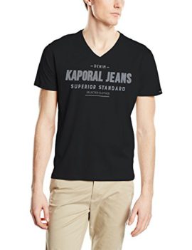 Kaporal-Pobye-T-shirt-Imprim-Col-V-Manches-courtes-Homme-0