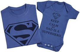 Keep Calm Dad Is A Super Hero – Ensemble Père Bébé Cadeau – Hommes T-shirt & Body bébé Keep Calm Dad Is A Super Hero – Ensemble Père Bébé Cadeau – Hommes T-shirt & Body bébé 5