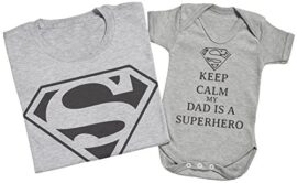 Keep Calm Dad Is A Super Hero – Ensemble Père Bébé Cadeau – Hommes T-shirt & Body bébé Keep Calm Dad Is A Super Hero – Ensemble Père Bébé Cadeau – Hommes T-shirt & Body bébé 6