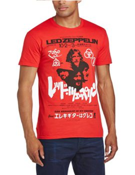 Led-Zeppelin-Japanese-Promo-Poster-T-shirt-Manches-courtes-Homme-0