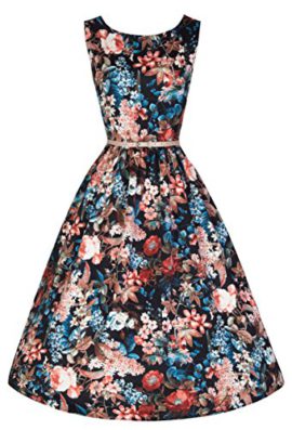 Lindy Bop ‘Sienna’ Millésime 50’s Floral Chic Partie Robe de Swing Lindy Bop ‘Sienna’ Millésime 50’s Floral Chic Partie Robe de Swing